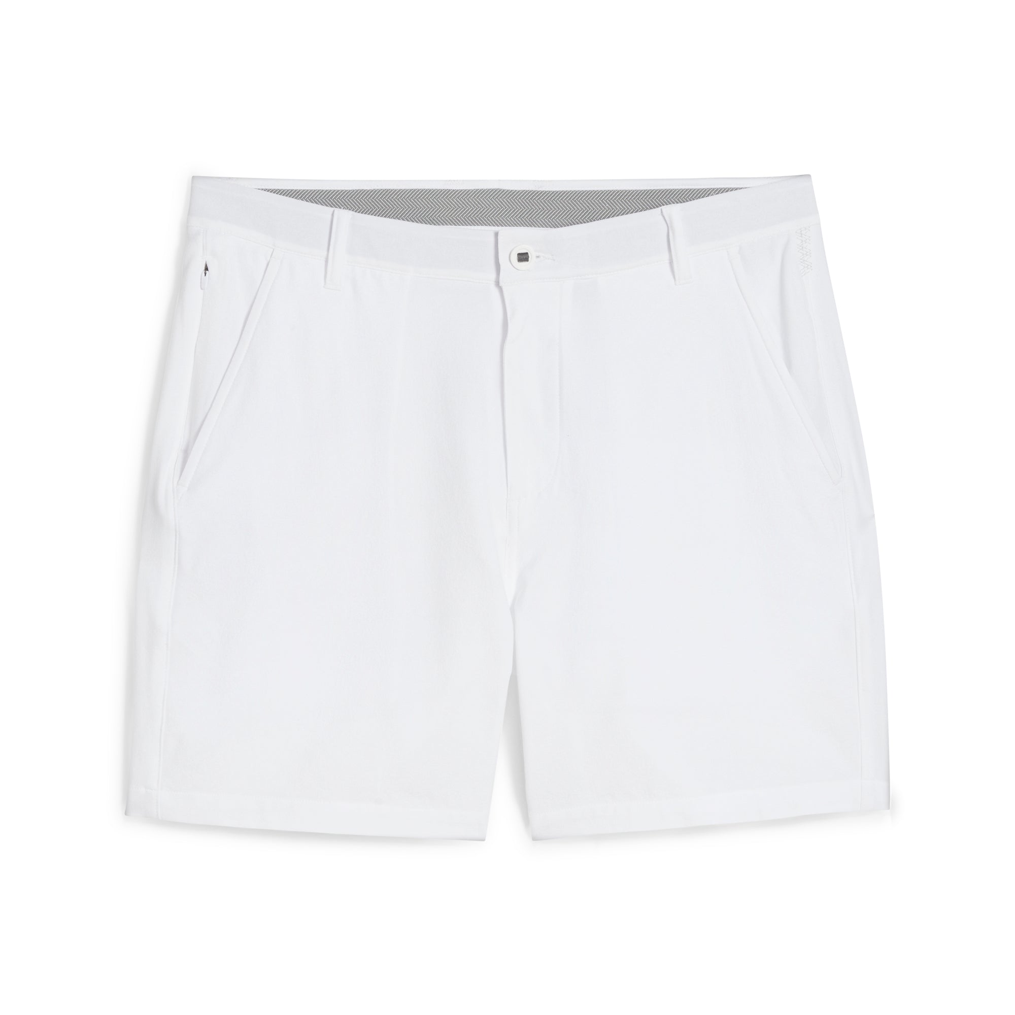 101 Solid 7 Golf Shorts | White Glow