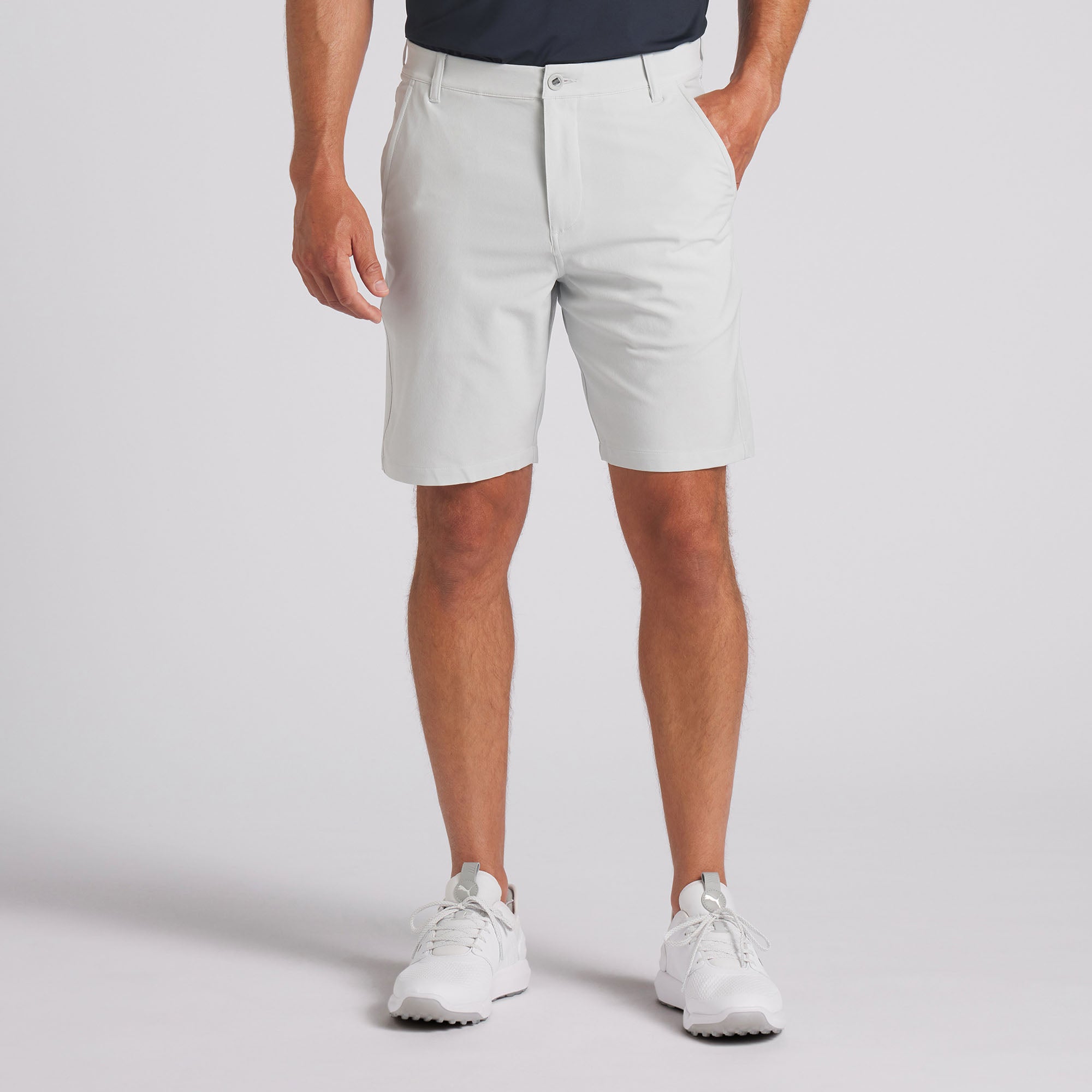 101 Solid 9 Golf Shorts | Ash Gray