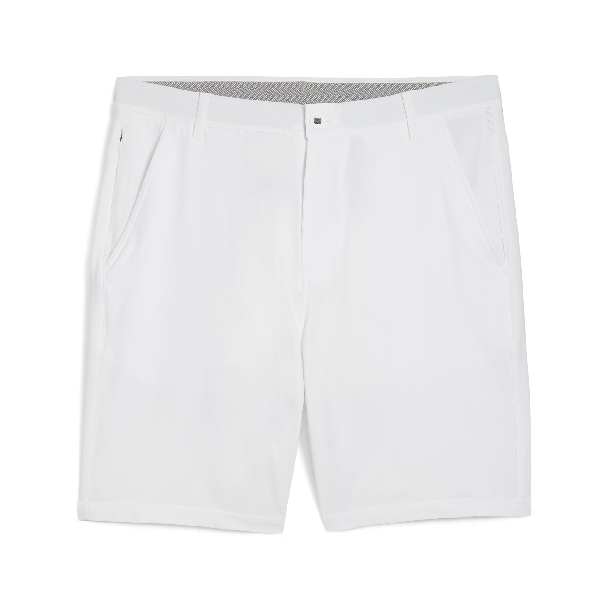 101 Solid 9 Golf Shorts | White Glow