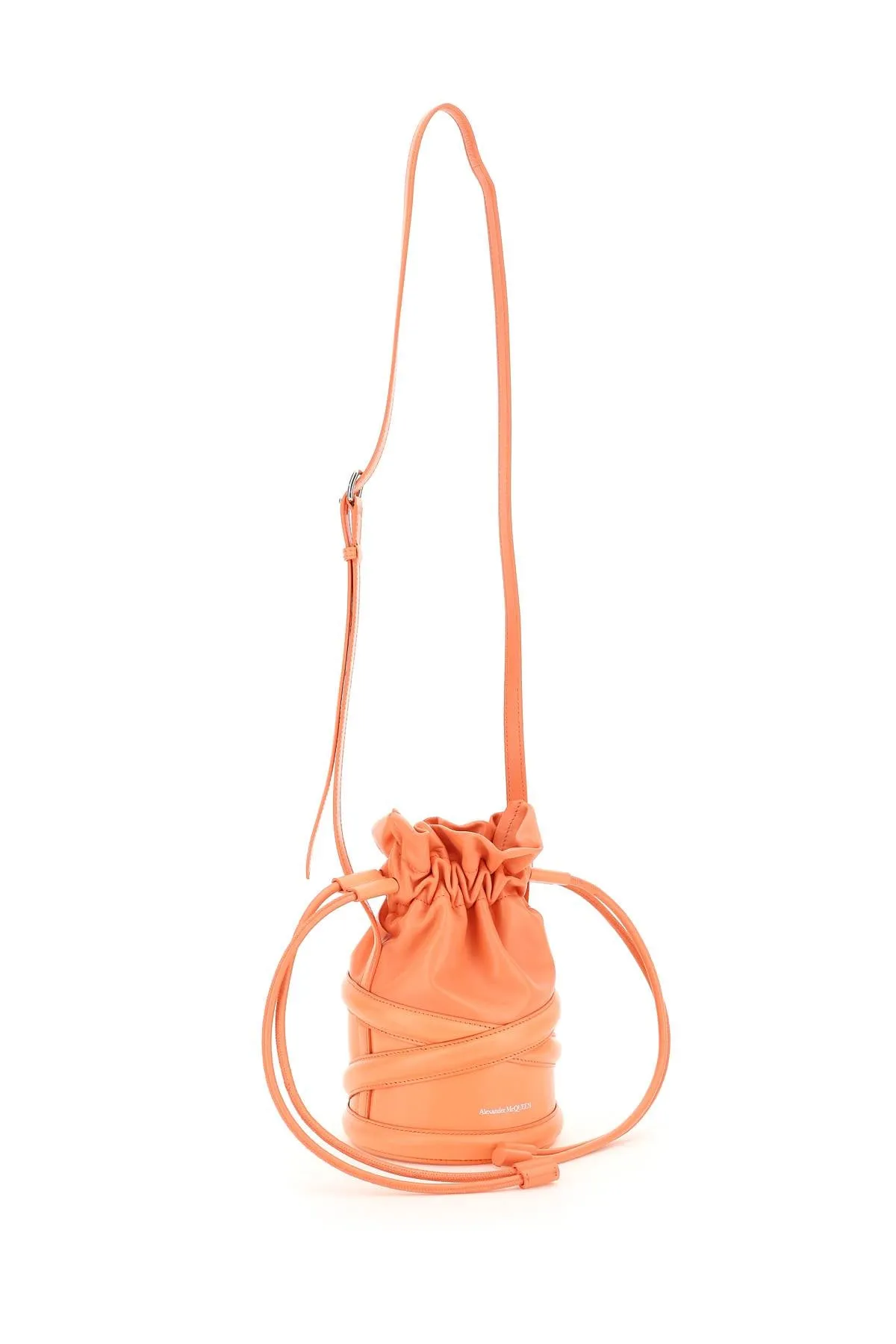 Alexander McQueen Logo Detailed Drawstring Bucket Bag