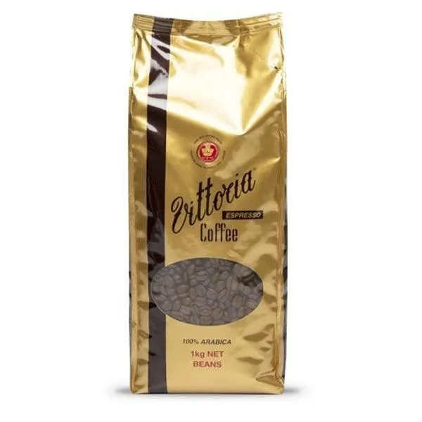 Best before 11/23 10 Pack Vittoria Coffee Espresso Gold Arabica Beans 1kg Bag BULK