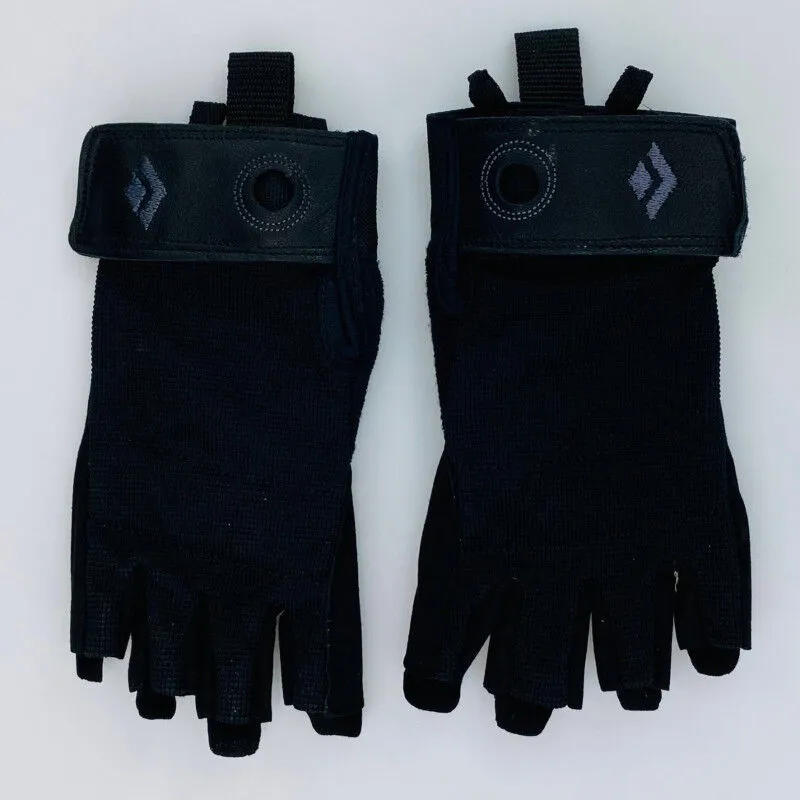 Black Diamond  Crag Half Finger Gloves - Guanti di seconda mano - Nero - S