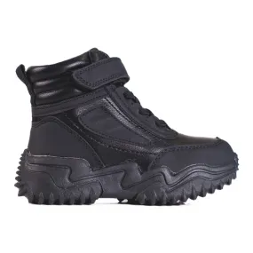 Black insulated boys boots