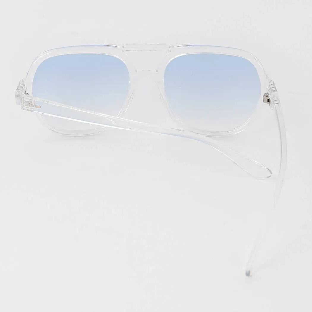 Bright Gradient Aviator Sunglasses