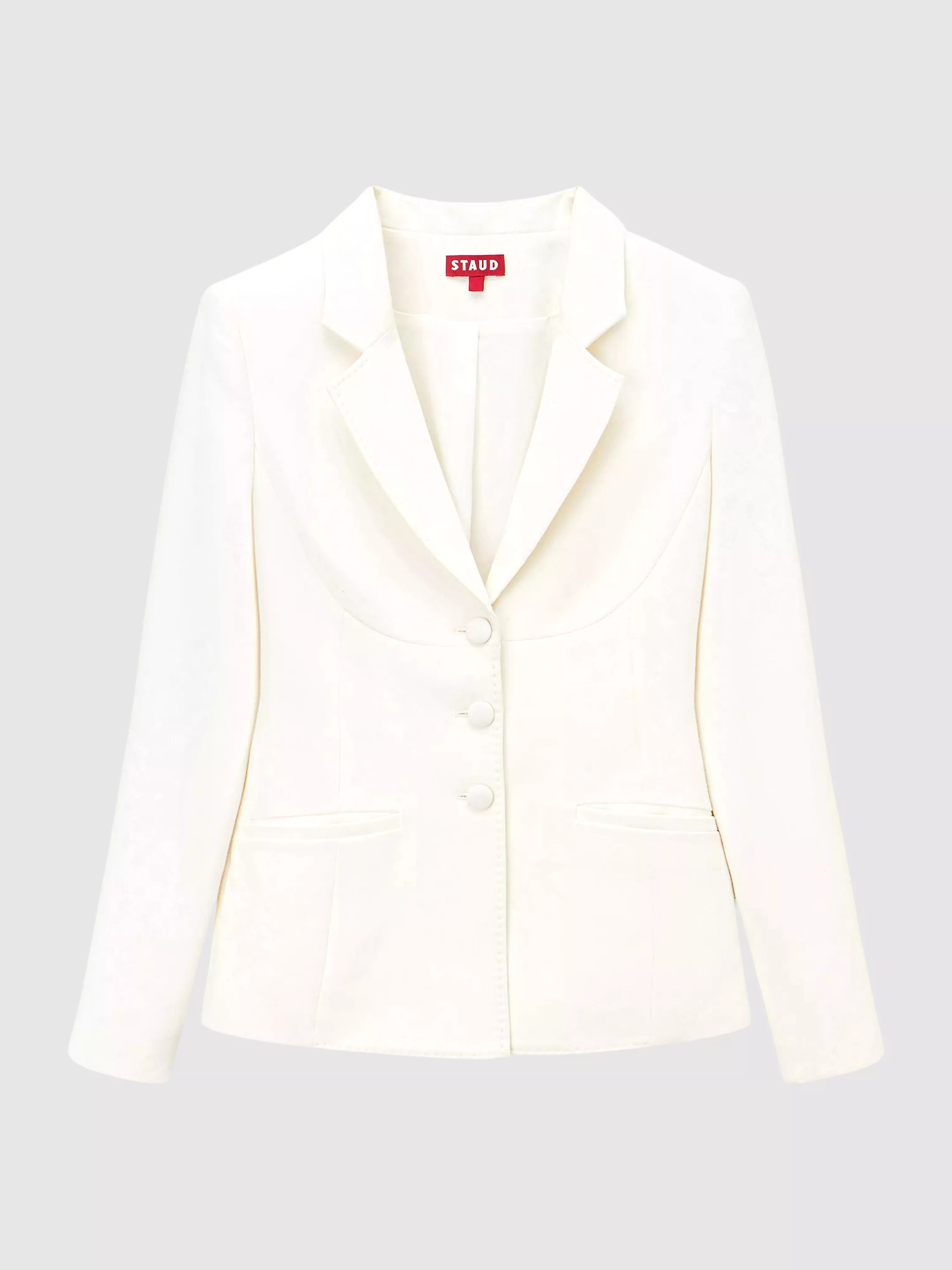 Carson Ivory Single Breasted Blazer