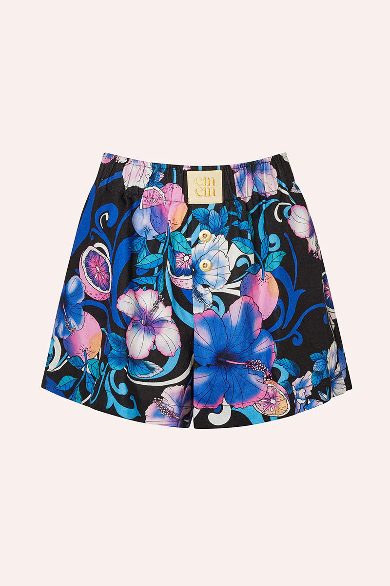 Cin Cin - Breakers Boxer Shorts - Hibiscus Blue