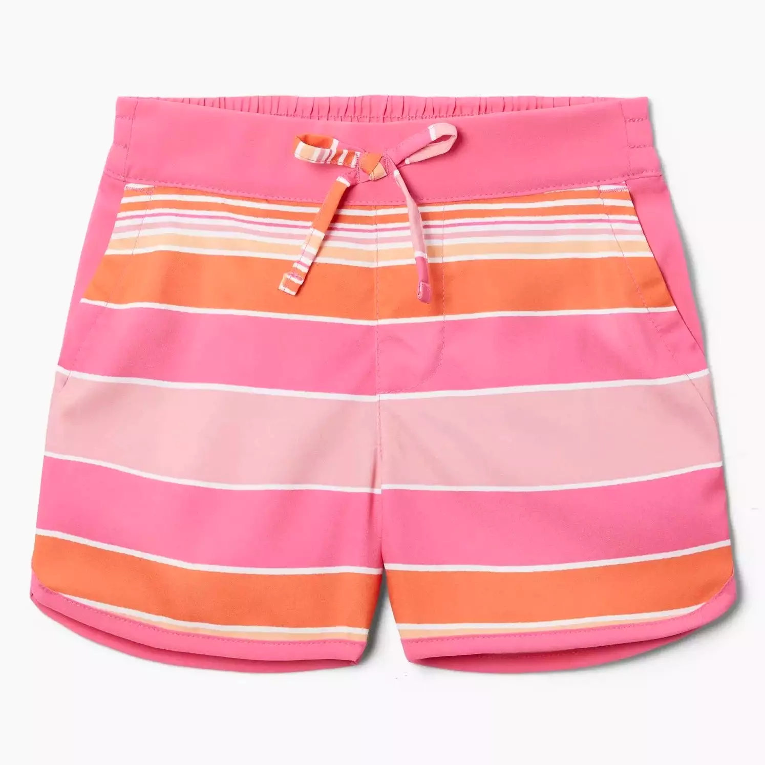 Columbia Wild Geranium Danby Stripe Sandy Shores Toddler Board Shorts