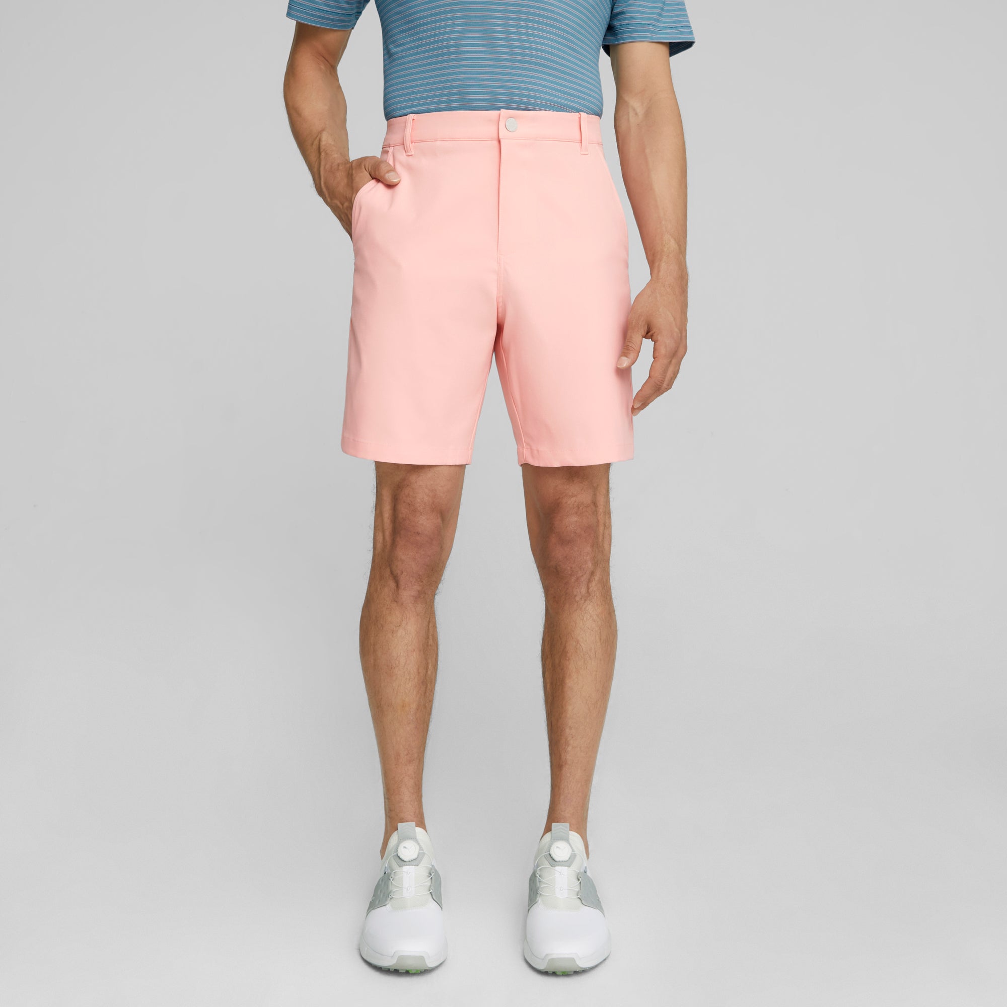 Dealer 8 Golf Shorts | Peach Smoothie