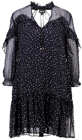 Dotted Ruffle Dress