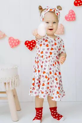 Dream Big Little Co Be Mine Dream Ruffle Dress