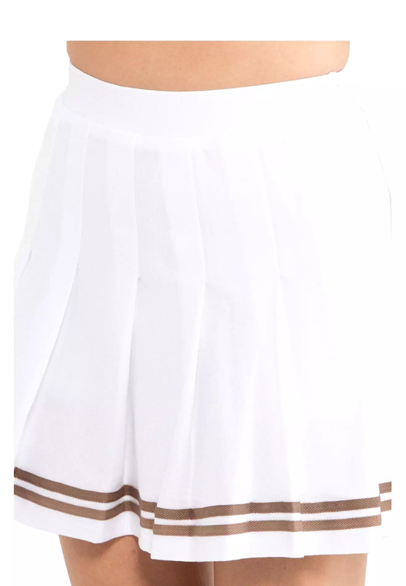 ELLE Active High Rise Striped Tennis Skirt