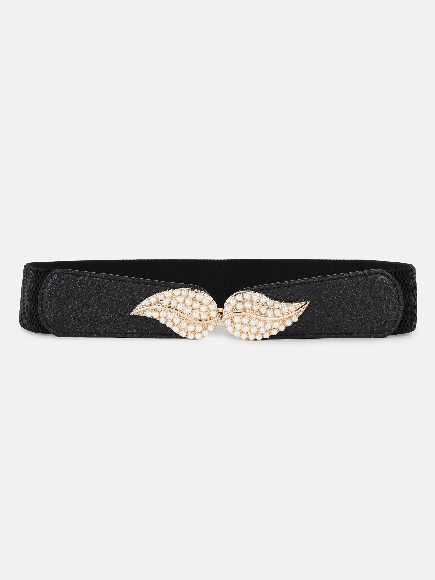 Golden Leafy Buckle Belt