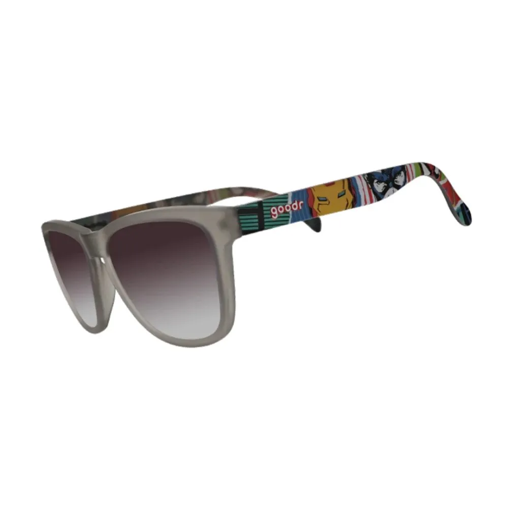 goodr OG Polarized Sunglasses MARVEL REMIX - Eat. Sleep. Save the World.