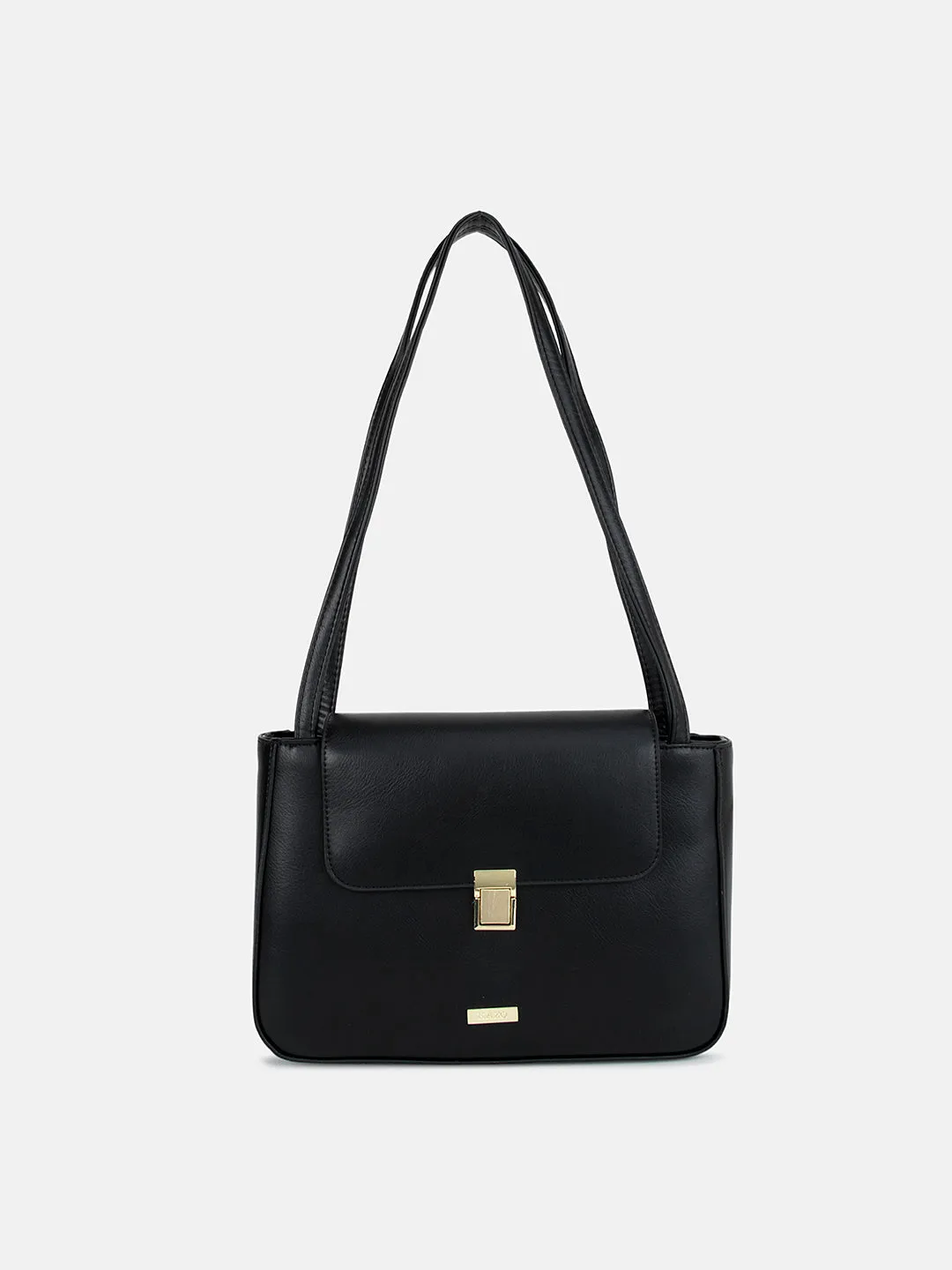 Graceful Sling Bag With Push Lock Details