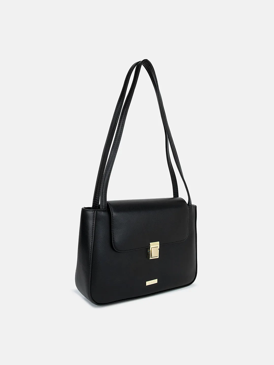 Graceful Sling Bag With Push Lock Details