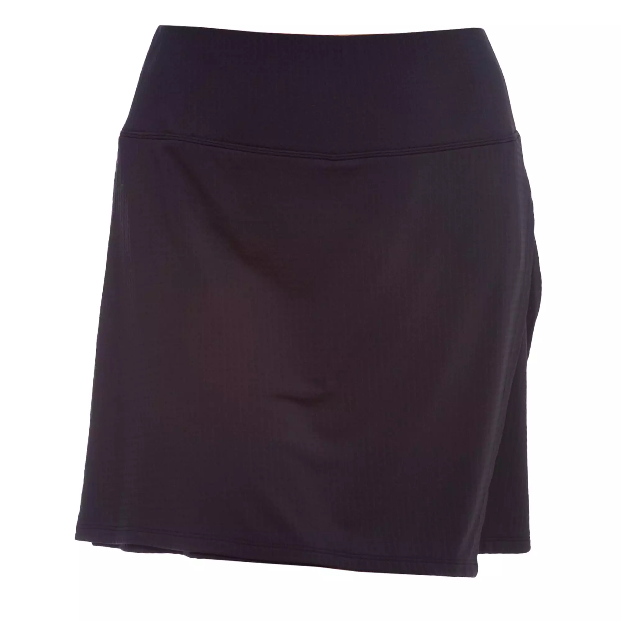 IBKUL Solid Faux Wrap Skort 18