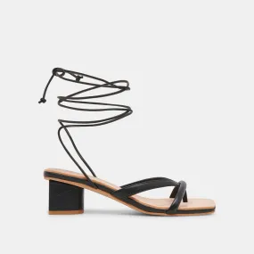 Jaimi Sandals Black Stella | Black Stella Ankle Strap Heels– Dolce Vita 6885995610178