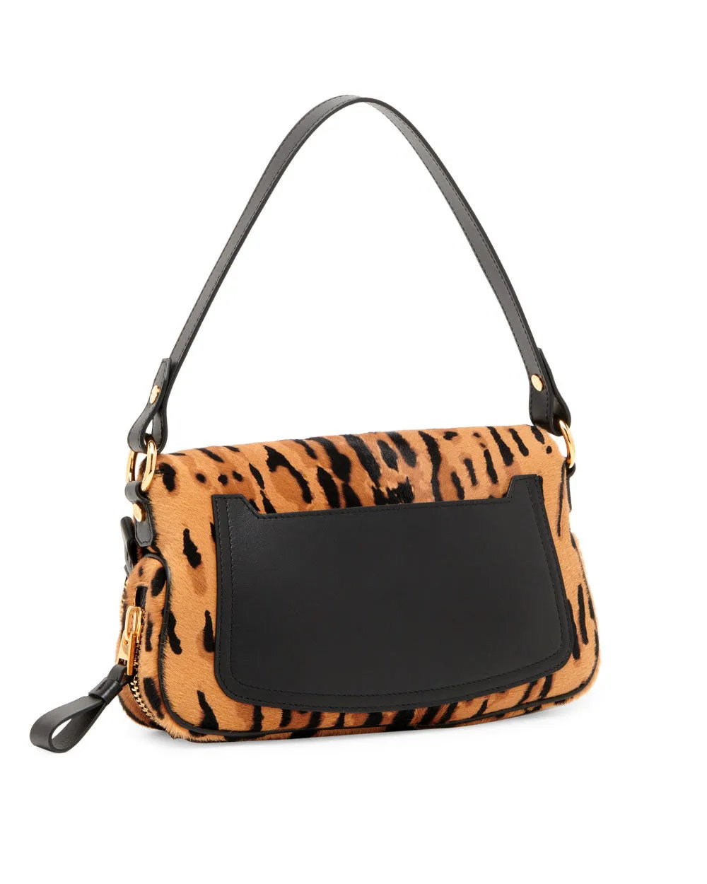 Jennifer Animal Spot Genuine Calf Hair East/West Crossbody Bag