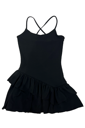 Kyle asymmetrical ruffle dress