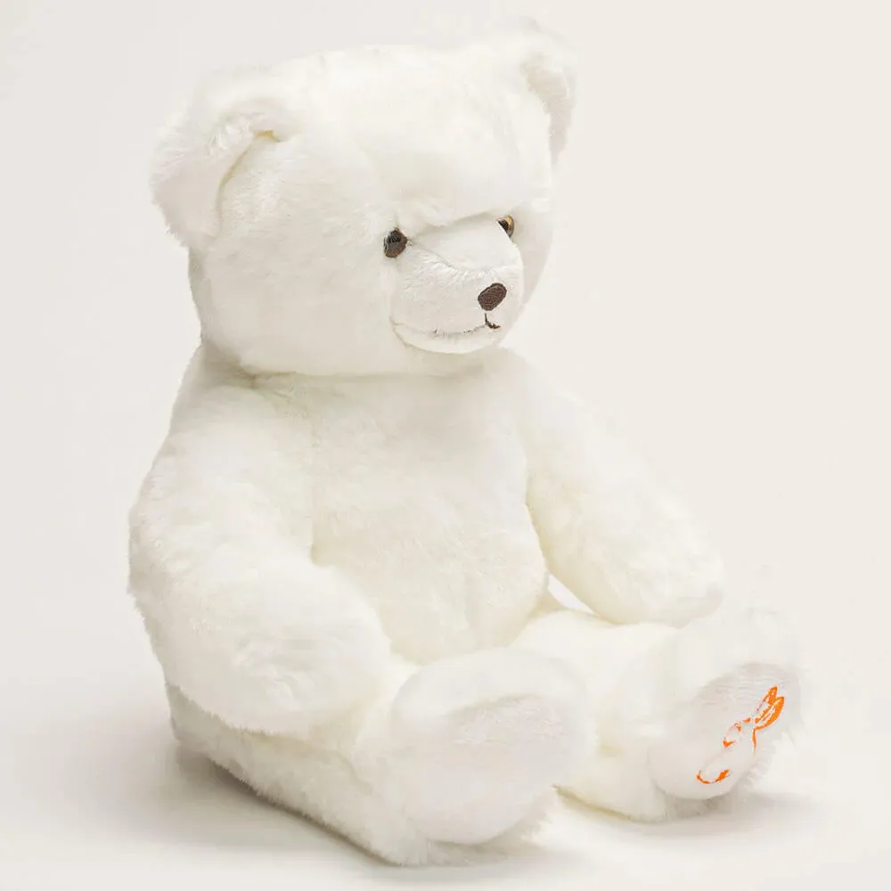 La Pelucherie My Bear Emile Soft Toy White