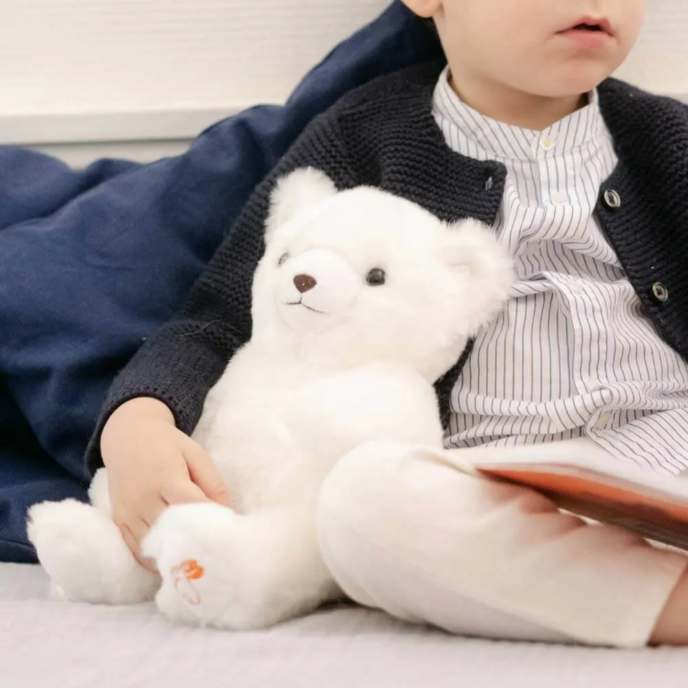 La Pelucherie My Bear Emile Soft Toy White