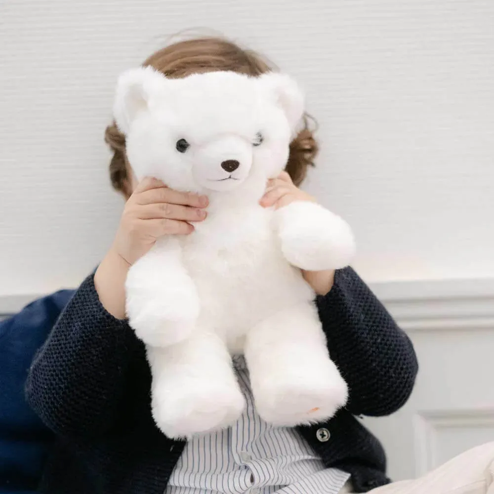 La Pelucherie My Bear Emile Soft Toy White