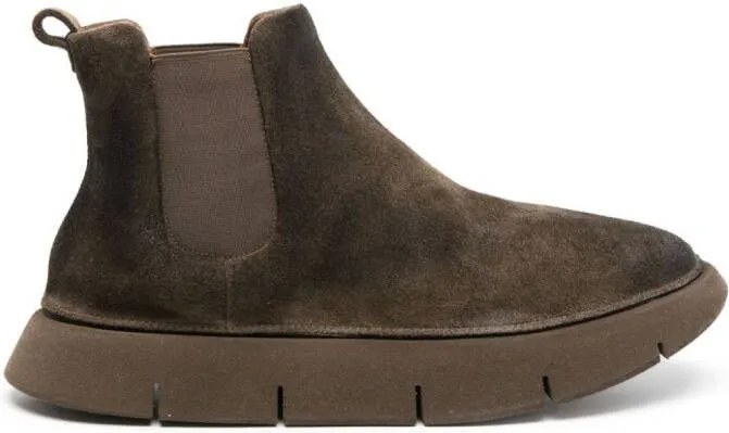 Marsèll Intagliata suede boots Brown