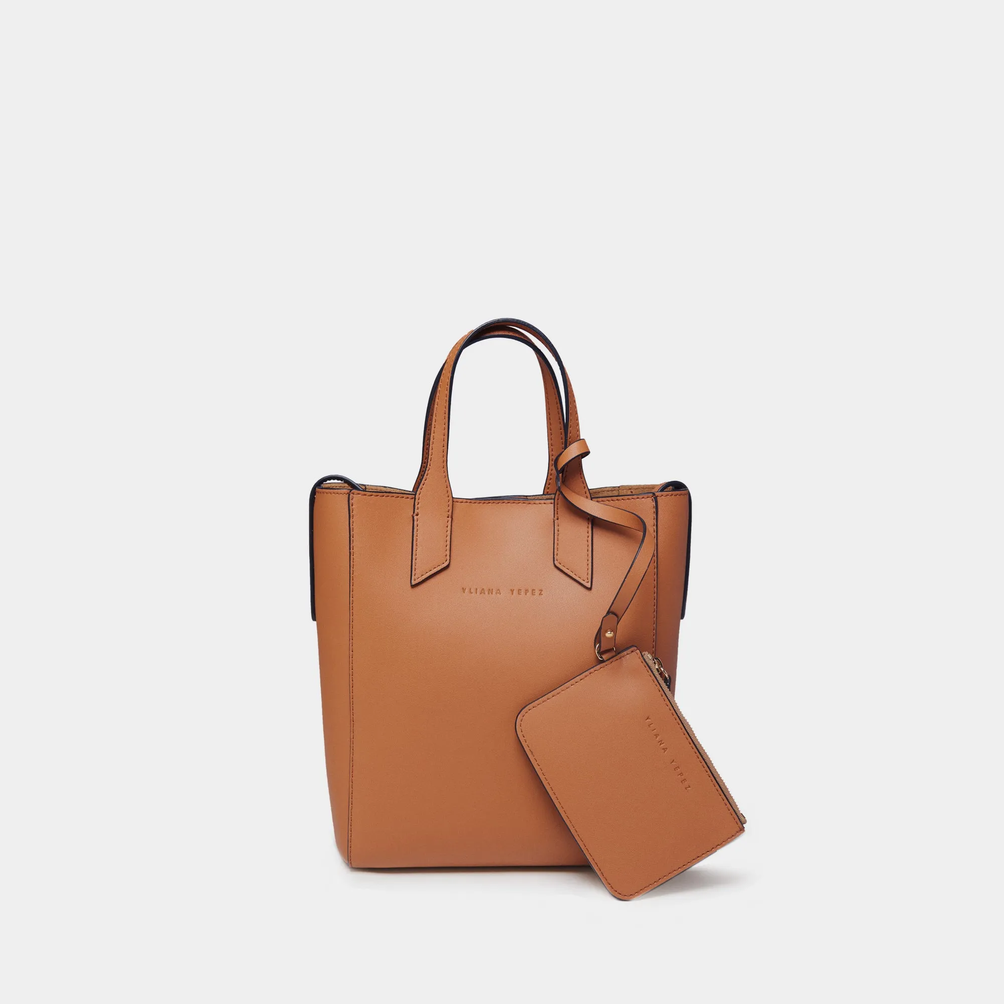 Mini Sarah camel tote