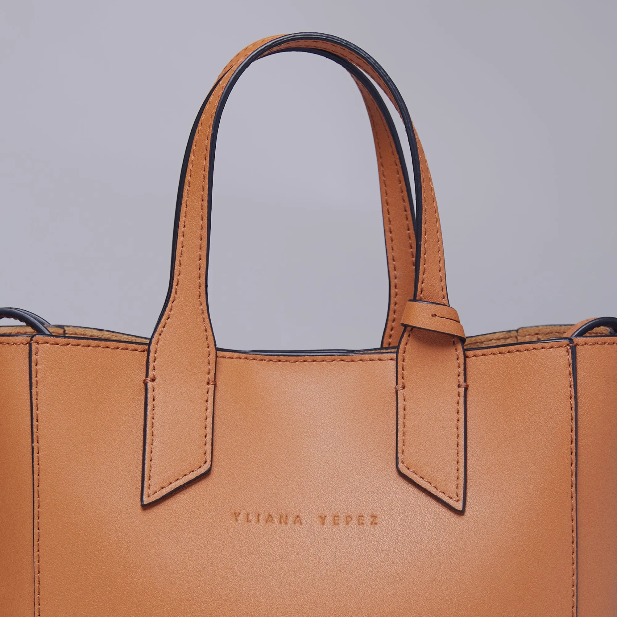 Mini Sarah camel tote