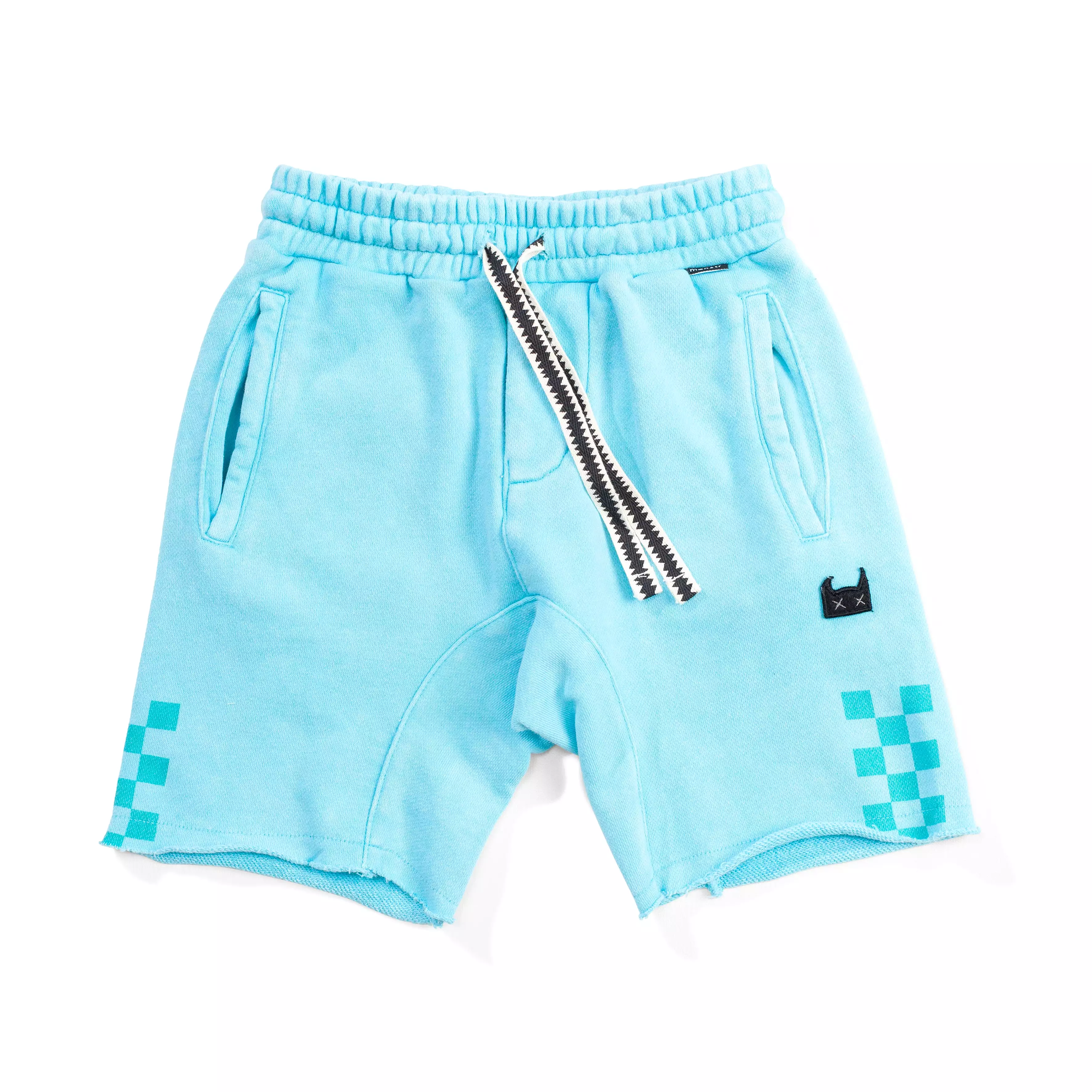 Munster Kids Racer Track Short - Mineral Aqua