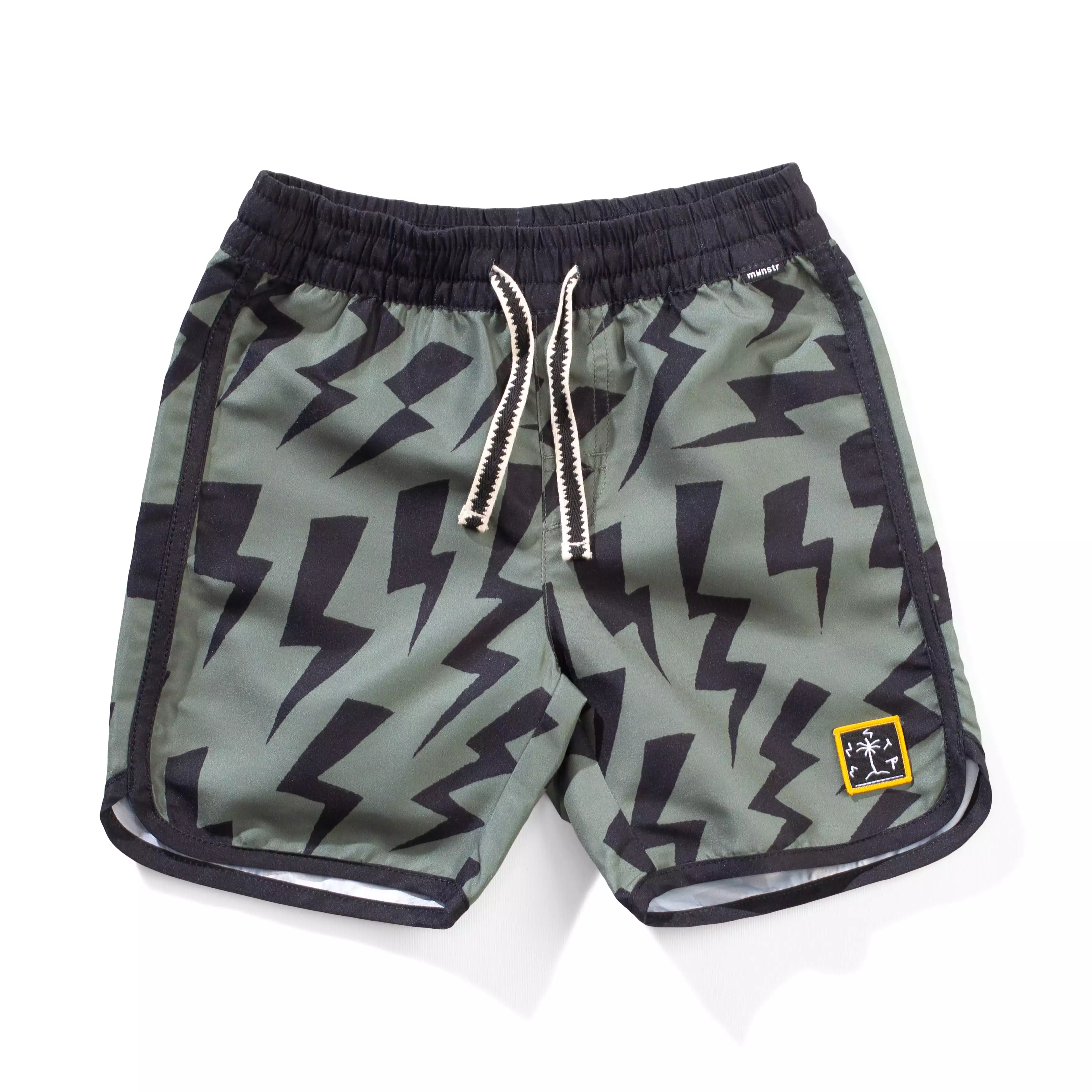 Munster Kids Zapper Boardies - Olivine