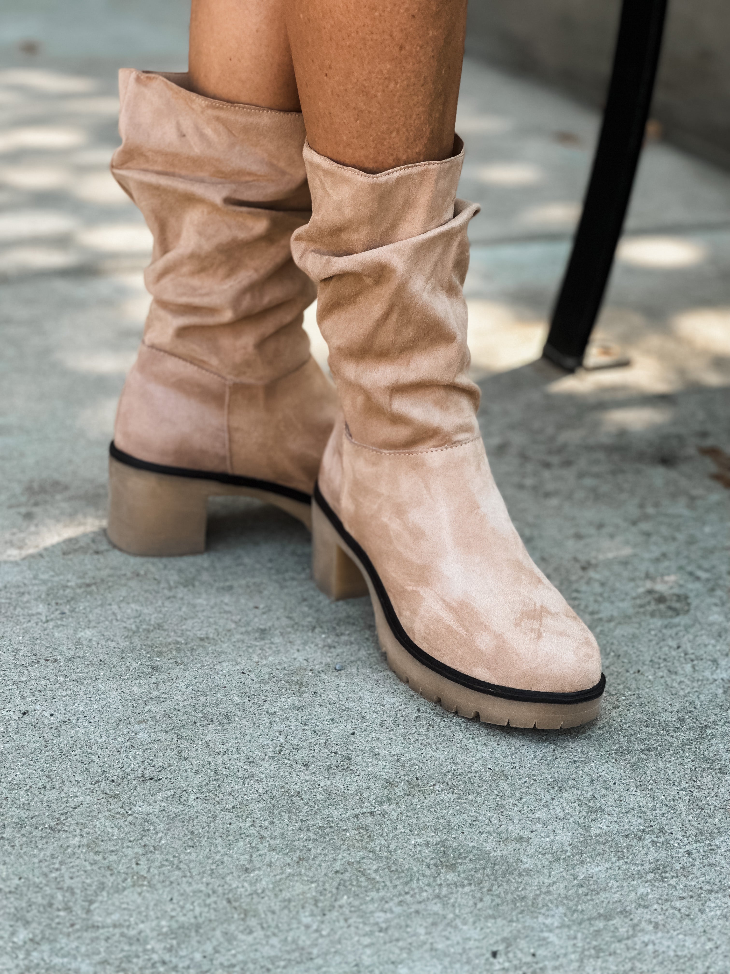 Nova Chunky Slouch Boots