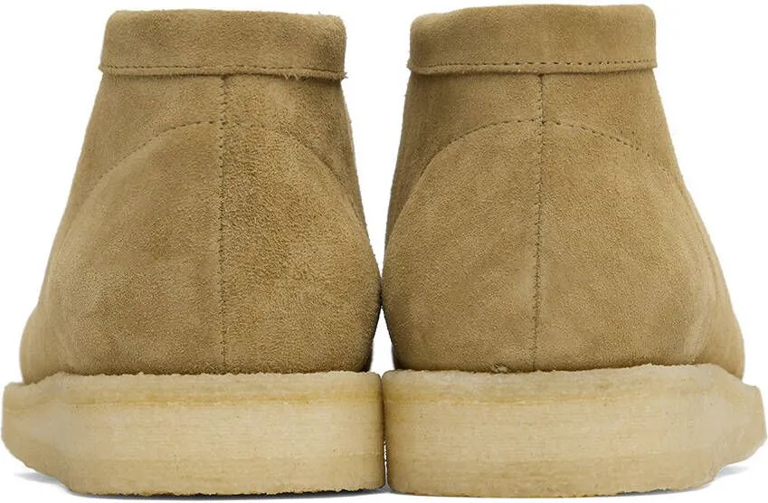 Padmore & Barnes Beige Suede Boots