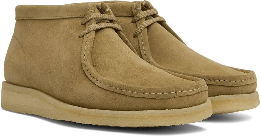 Padmore & Barnes Beige Suede Boots