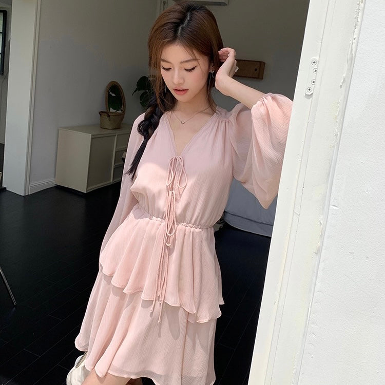 Pale Pink Flowy Dress