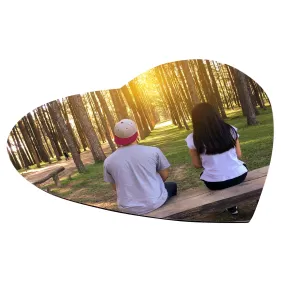 Personalised Photo Heart Mousepad