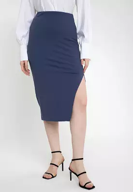 REMI Super Highwaisted Slit Skirt