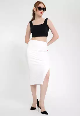 REMI Super Highwaisted Slit Skirt