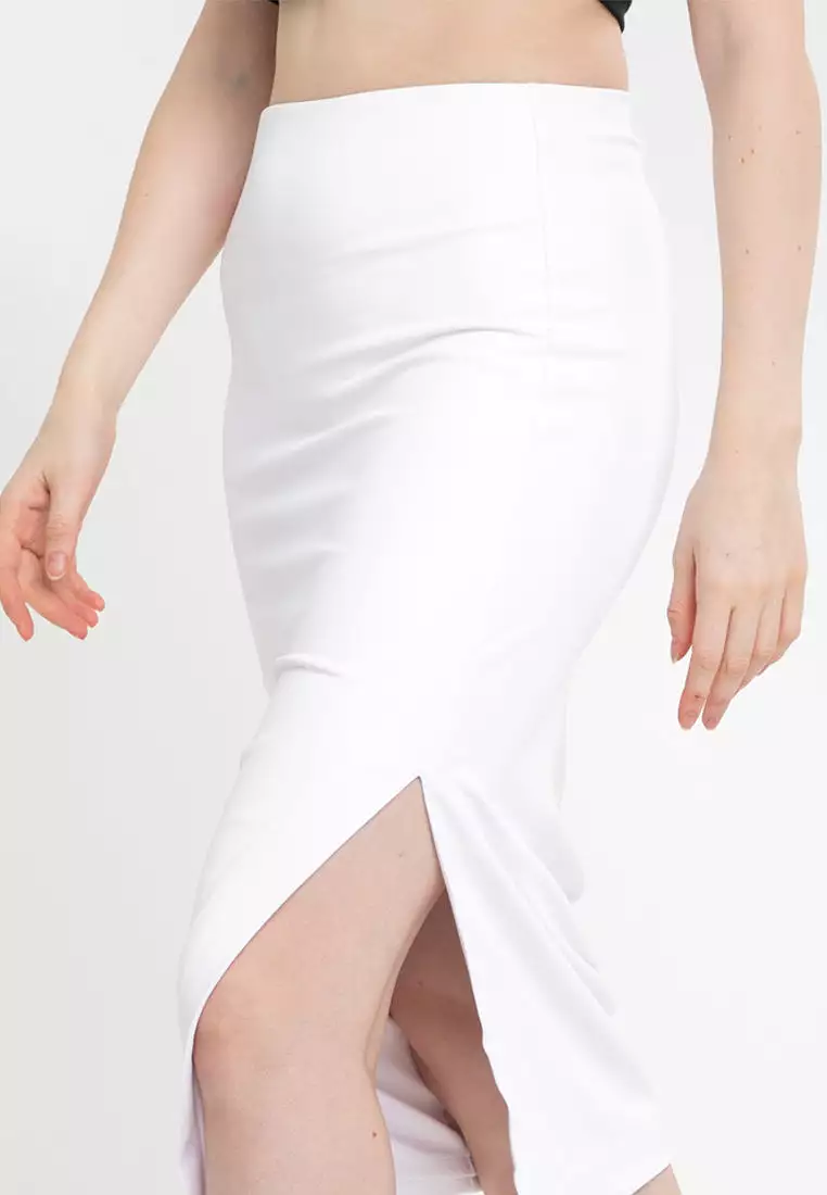 REMI Super Highwaisted Slit Skirt