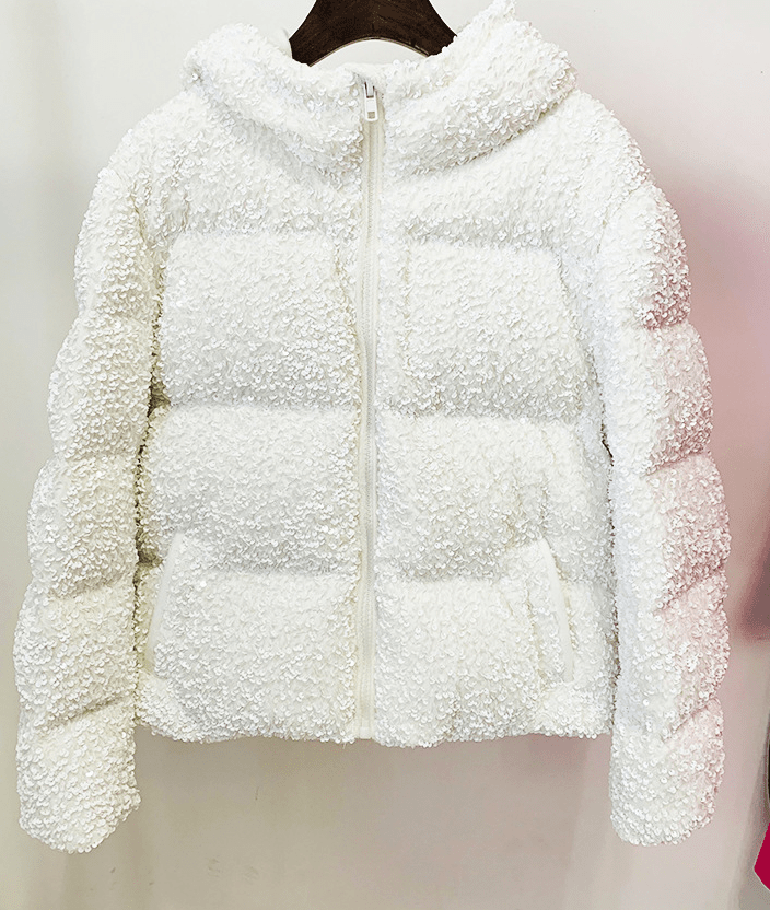 Sabina Sequin Puffer Jacket