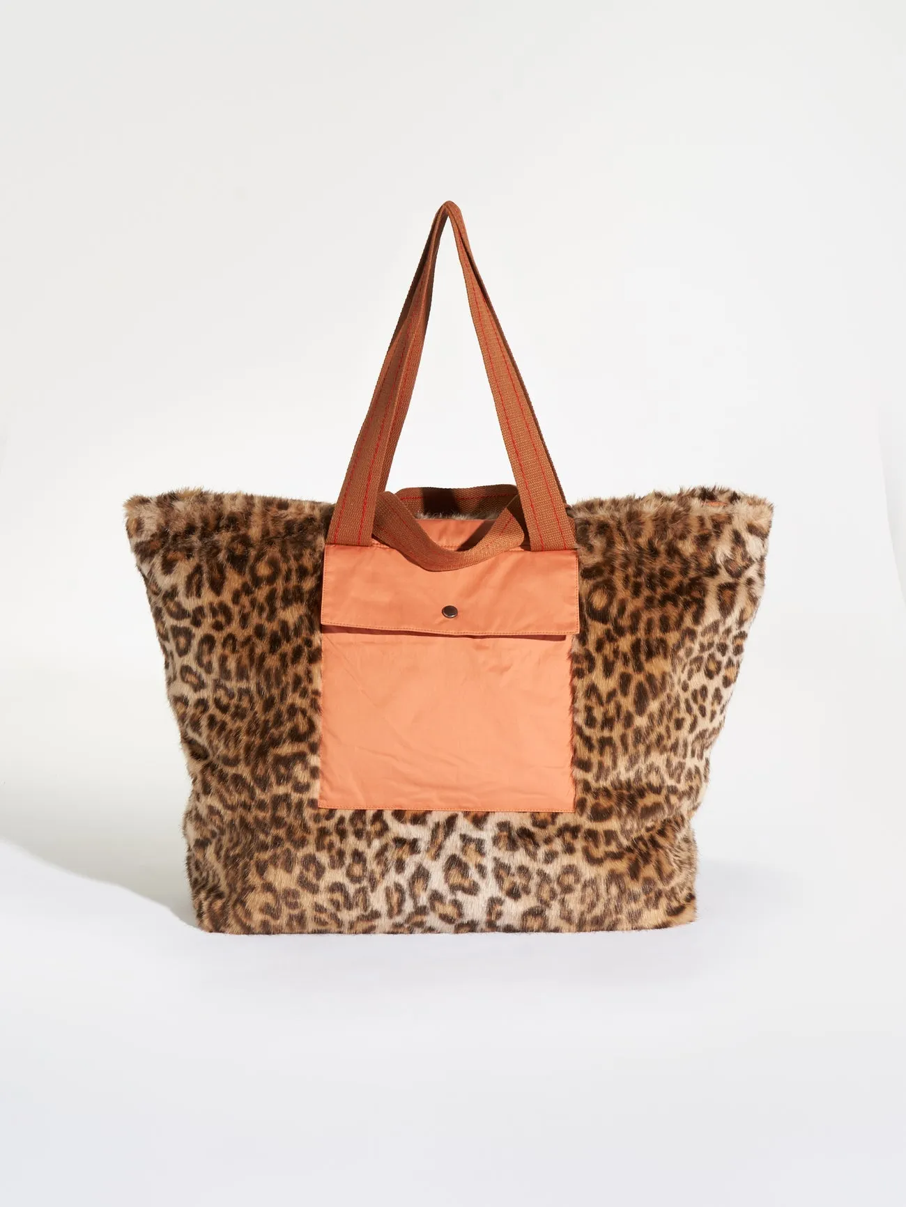 SHOPPER ECO FUR LEOPARD PRINT