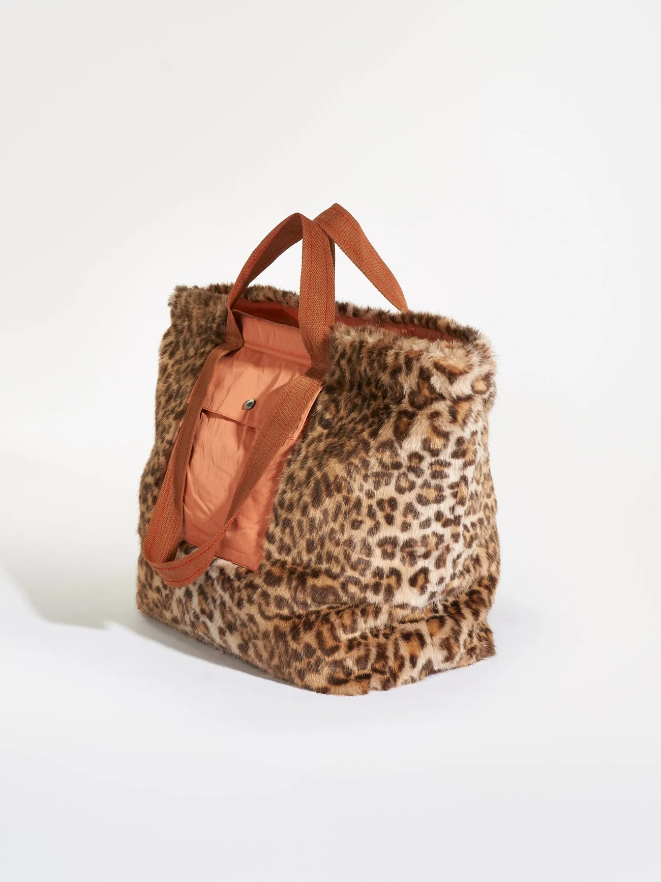 SHOPPER ECO FUR LEOPARD PRINT