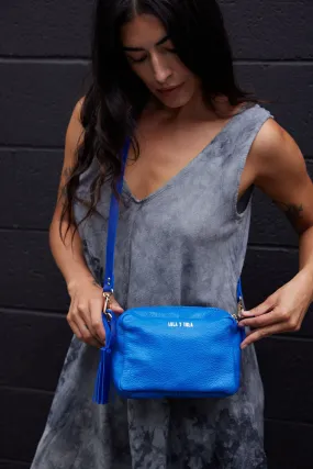 THE LUCIA MINI CROSSBODY// AZUL REY