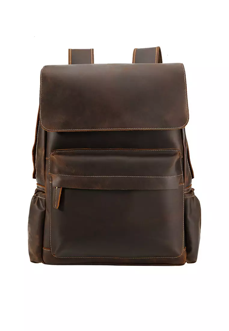 Twenty Eight Shoes VANSA  Vintage Crazy Horse Leather Backpacks VBM-Bp3582