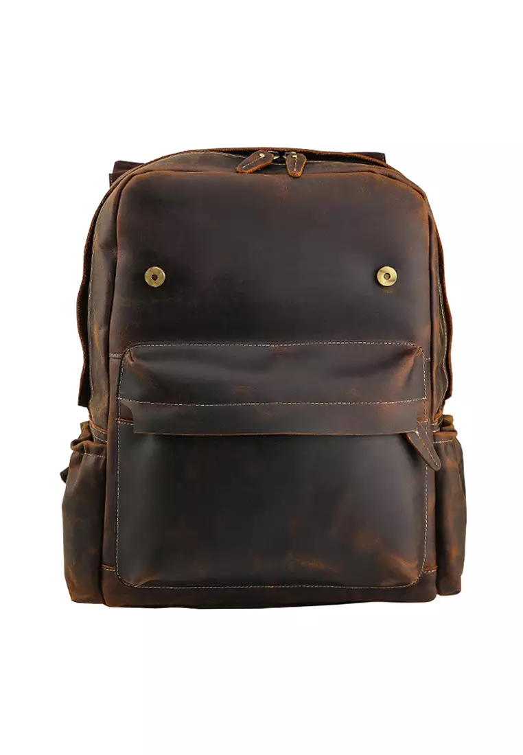 Twenty Eight Shoes VANSA  Vintage Crazy Horse Leather Backpacks VBM-Bp3582