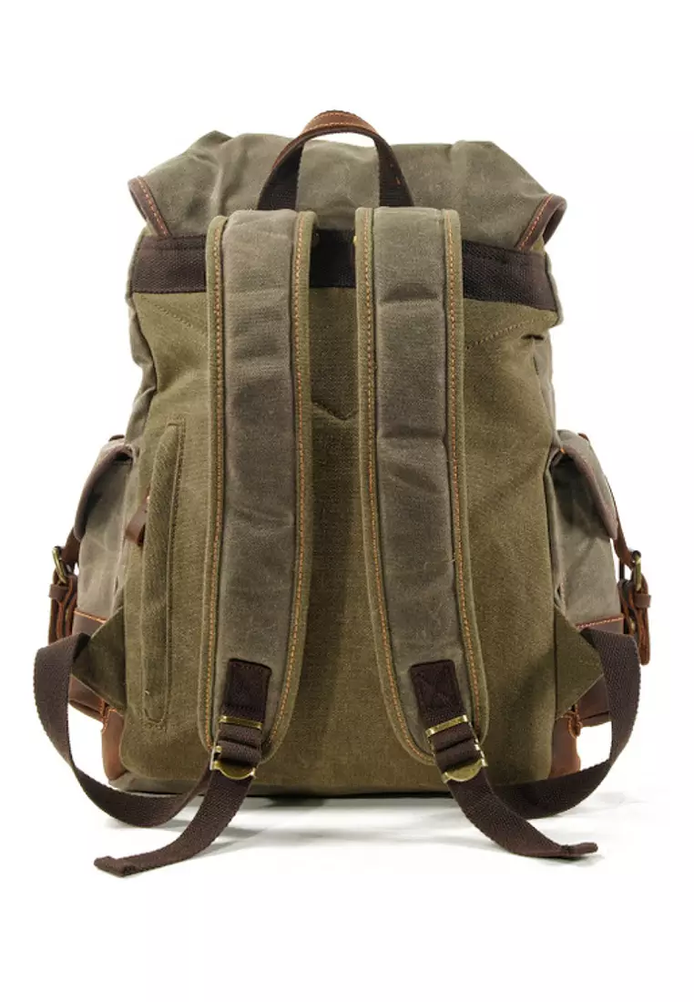 Twenty Eight Shoes VANSA Vintage Wax Canvas Backpacks VBM-Bp9508