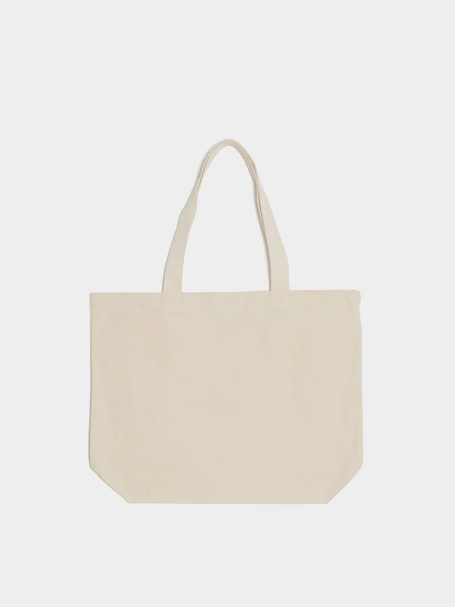 U Tote Bag Cafe Kitsune, Latte