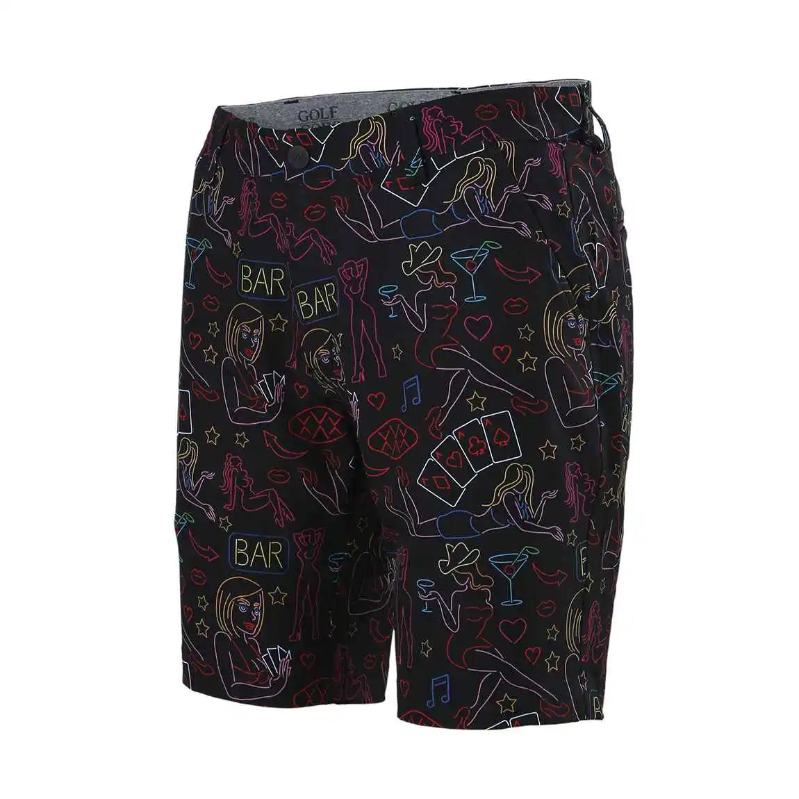 Vegas Nights Soft Feel Golf Shorts