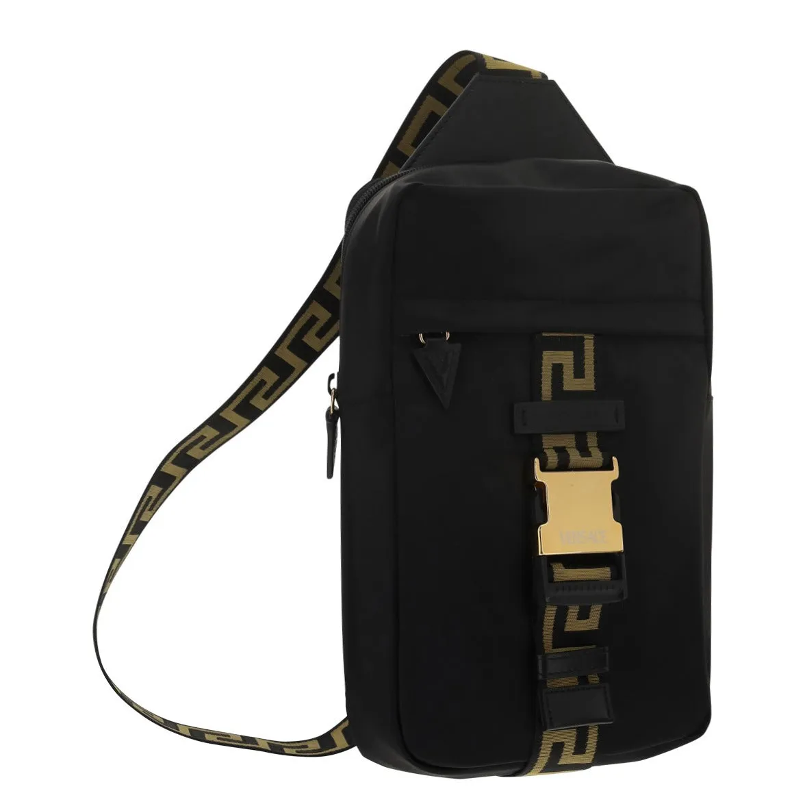 Versace Logo Buckle Belt Bag