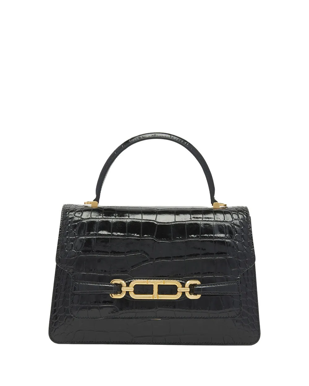 Whitney Medium Top Handle Bag in Black